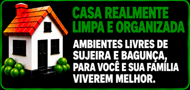 Logo Faxina com produtos de limpeza - balde, detergente, desinfetante, esponja e esfregão