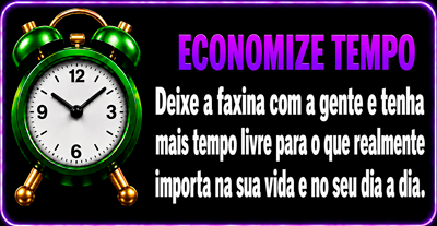 Logo Faxina com produtos de limpeza - balde, detergente, desinfetante, esponja e esfregão